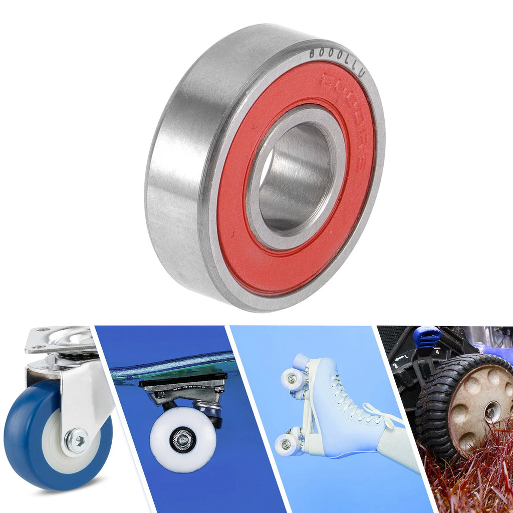 1 Pc 6000LLU Deep Groove Ball Bearing for Scooter Skateboard Wheel (N/A)