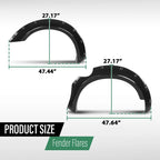 Pocket Rivet Bolt-On Fender Flares for Nissan Frontier (2006–2020)