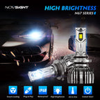 2X 9006 HB4 LED Headlight Bulbs for 6500K 30000LM