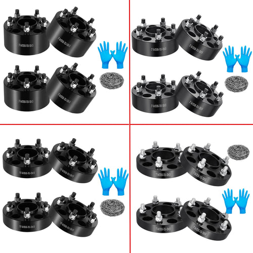 1 in–3 in Hub Centric Wheel Spacers for GMC Sonoma, Chevy Camaro (2–4 Pc)