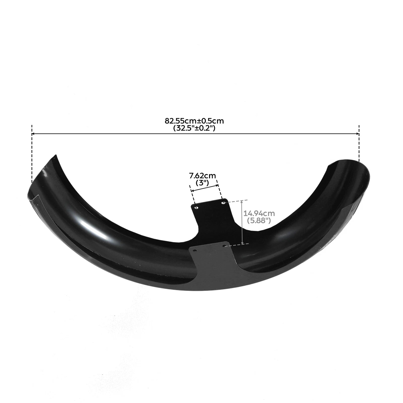 26" Wrap Front Fender for Harley Bagger Touring Road Glide FLHX (Unpainted)
