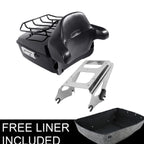 Trunk Backrest Pad Mount Rack for Harley Touring Glide (2009–2013)