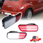 2X Euro Clear LED Tail Lights for Chrysler PT Cruiser (2006–2010)