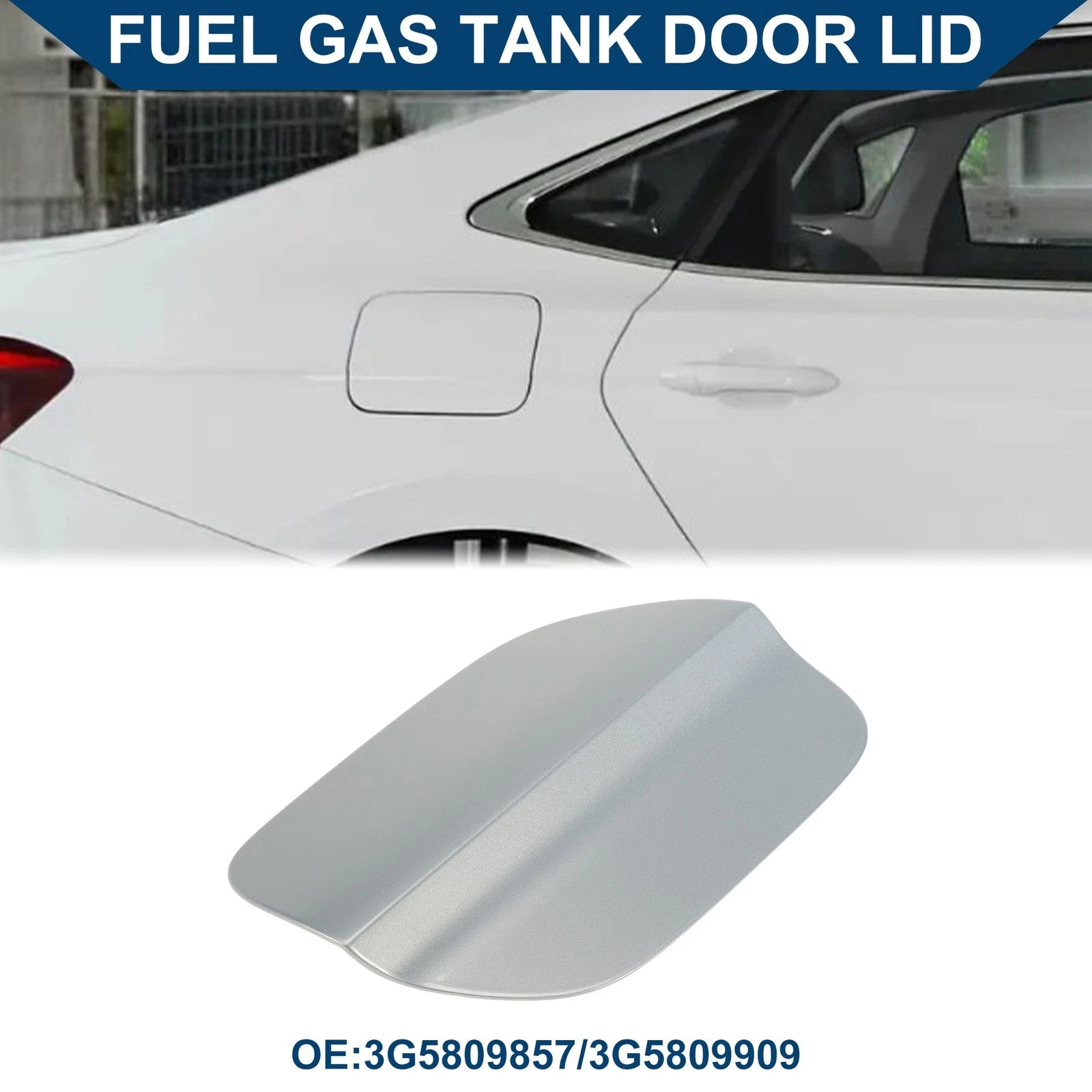 Fuel Tank Door Cap for Volkswagen Passat (2017–2024) Gold Tone