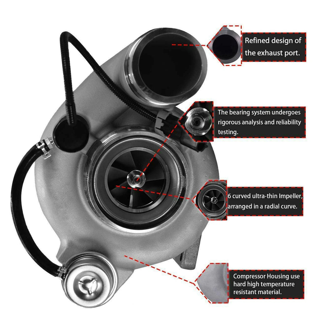 Turbocharger with Actuator for Dodge Ram Cummins 5.9L Diesel (2004-2007)