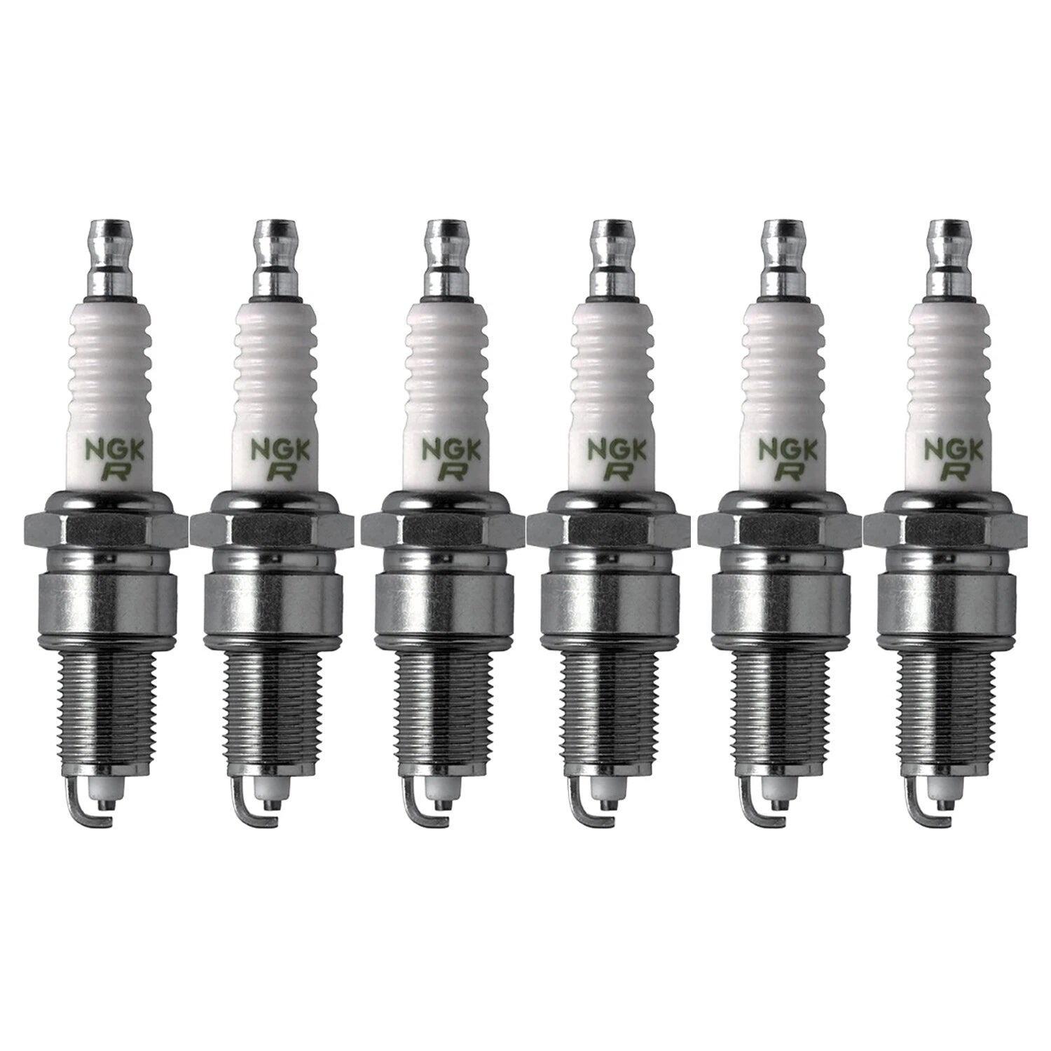 Set of 6 NGK V-Power Spark Plugs for BMW E23 E24 E30 E32 E34 (1977–1994)