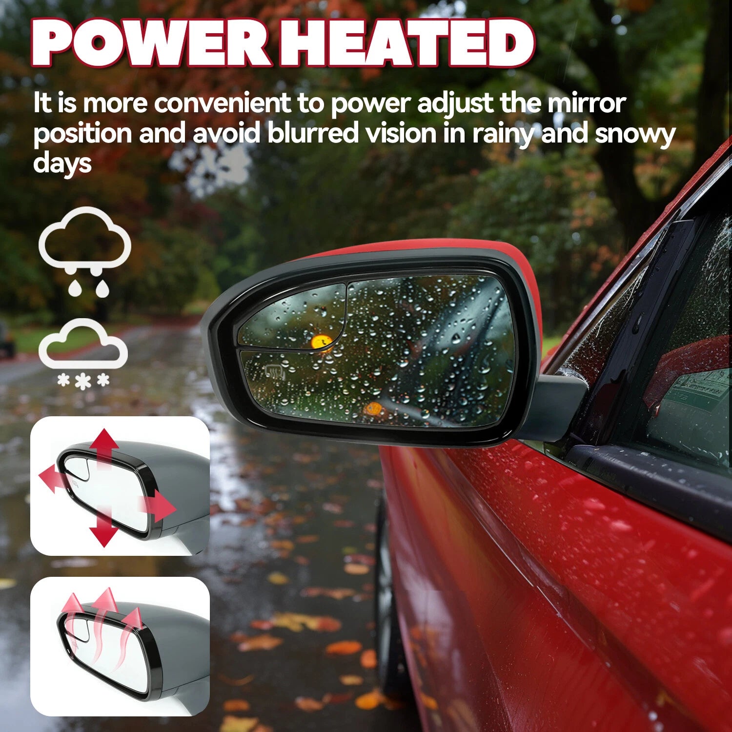 Heated Power Mirror for Ford Fusion (2013-2016)