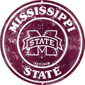 12" Round Metal Bulldogs Sign for Mississippi State University (N/A)