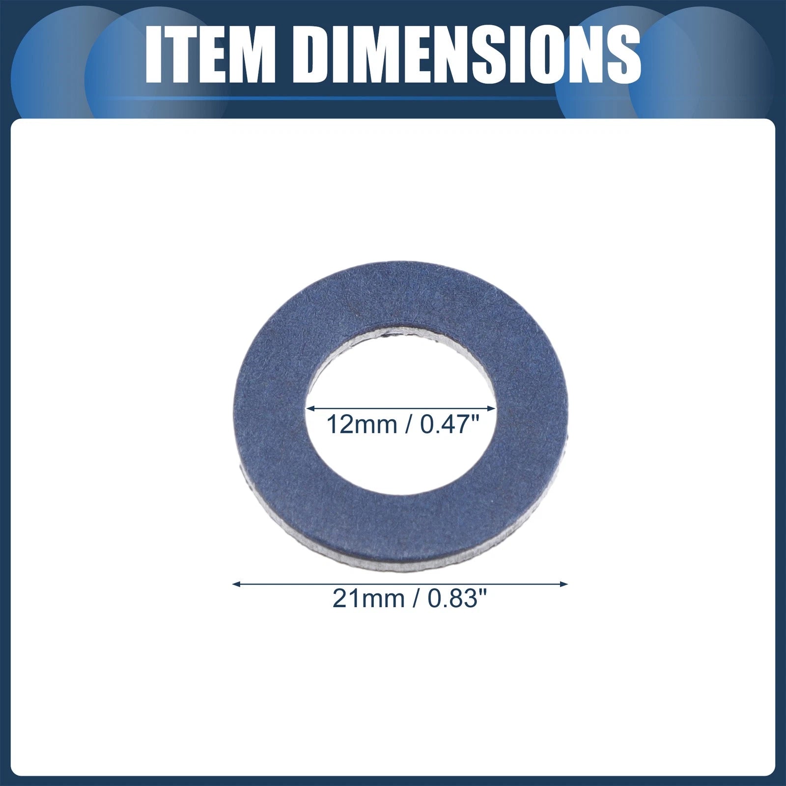 25pcs Oil Drain Plug Gaskets 12mm ID No. 9043012031 for Toyota 4Runner (1990–2018)