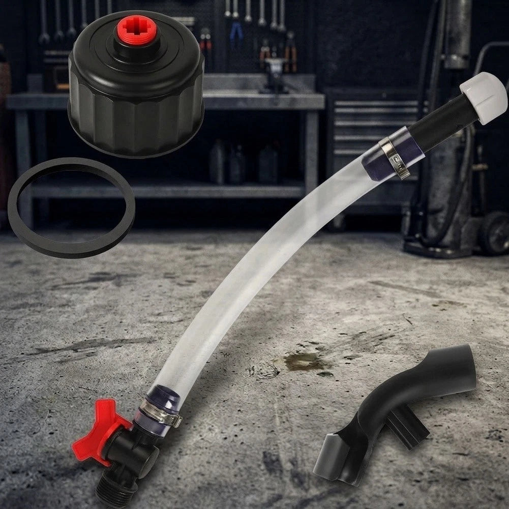 Fuel Filler Hose Kit for Racing (Includes Ball Valve, Hose Bender, Jug Cap)