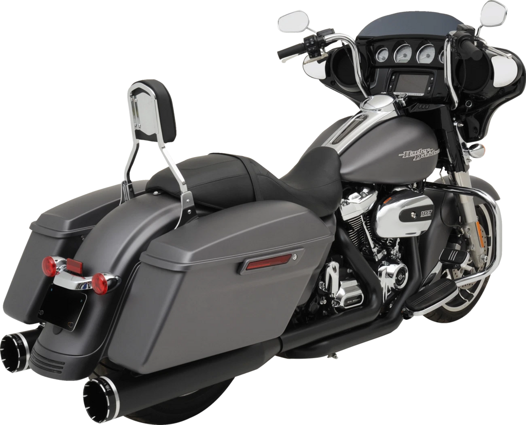 2-into-1-into-2 Dominator-SR Exhaust System for - Black