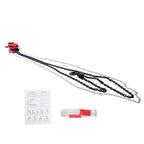 3 Ton Chain Hoist with 10ft Lift and 360° Swivel Hook