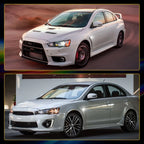 2X Smoke Bumper Side Marker Lights for Mitsubishi Lancer (2008-2017)