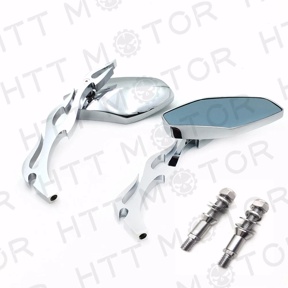 Chrome Rear View Mirrors for Harley Davidson Sportster