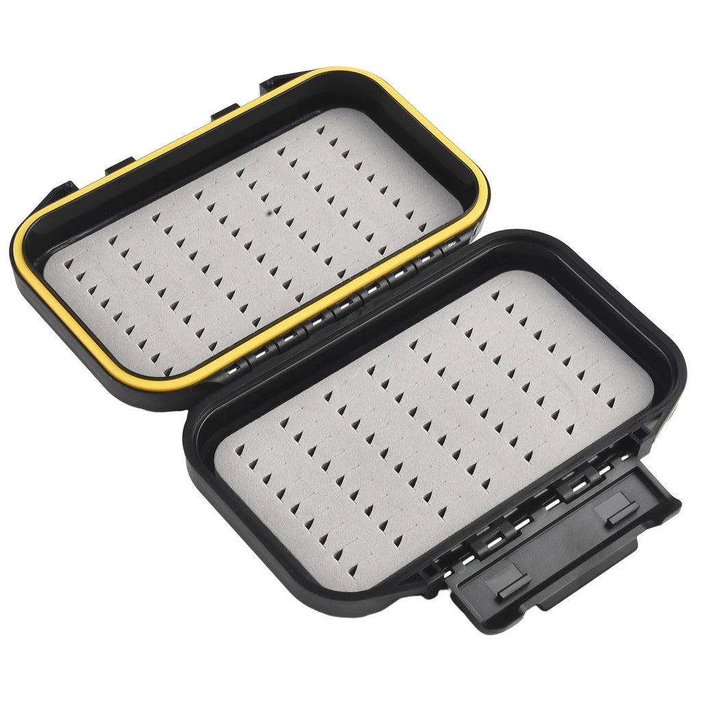 Double Sided Waterproof Fishing Tackle Box with Silicone Seal