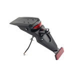 Rear License Plate Bracket for Motorcycle Universal Black Reflector Taillight