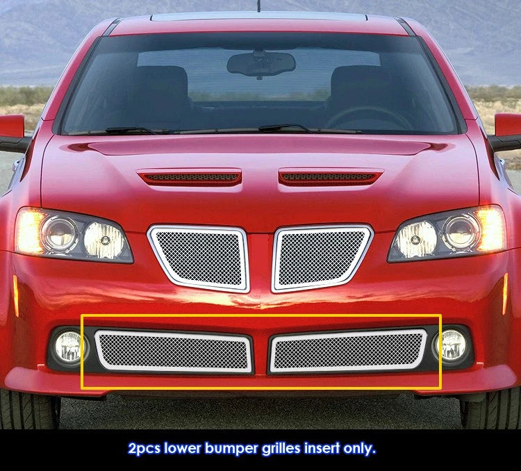 Stainless Steel Chrome Mesh Grille Insert for Pontiac G8 (2008-2009)