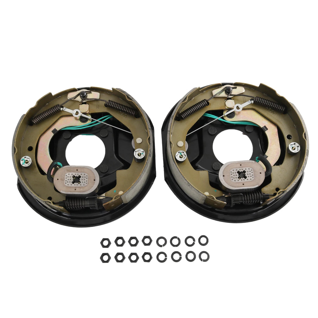 Set of 2 Electric Trailer Brake Assemblies 10" x 2-1/4" for Trailer
