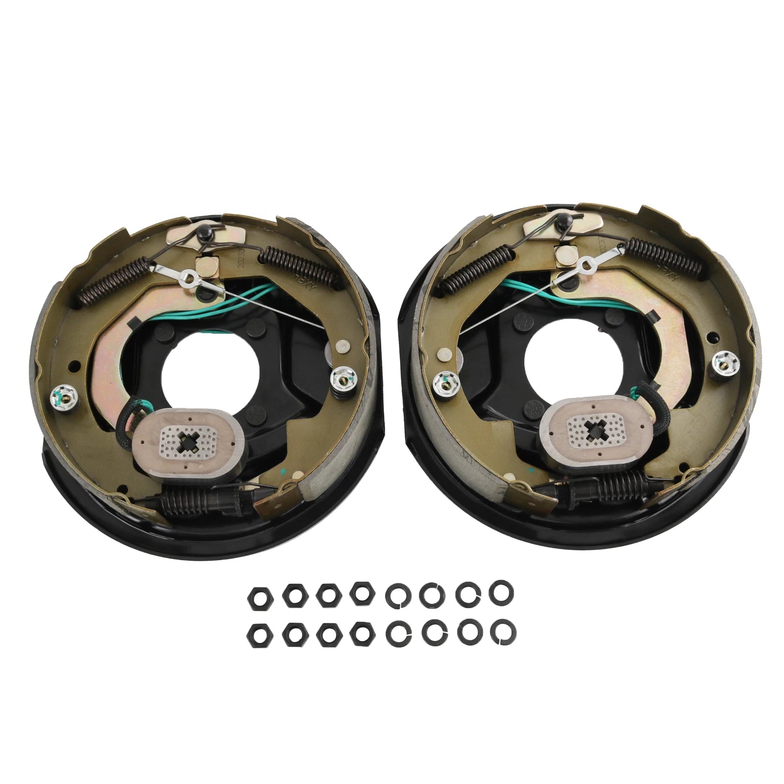 Set of 2 Electric Trailer Brake Assemblies 10" x 2-1/4" for Trailer