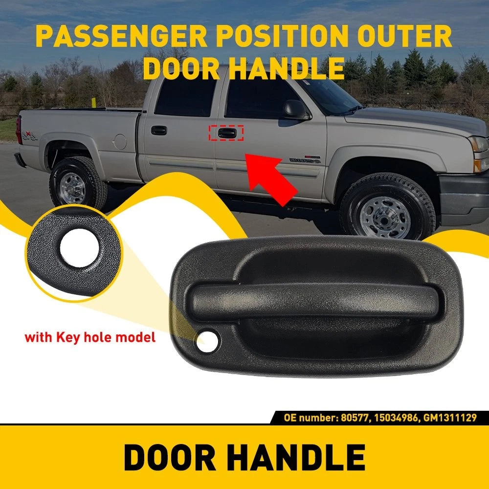 Exterior Door Handle for Chevrolet Silverado 1500 (1999–2006) Front Right