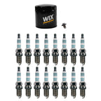 Wix Engine Oil Filter & Denso 16 Iridium Spark Plugs for Durango 5.7L (2004–2023)