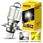 H4 9003 LED Headlight Bulb for Motorcycle (Hi/Lo Beam)