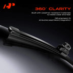 Set of 3 Windshield Wiper Blades for Ford Edge (2015–2024)