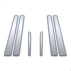 6Pc Chrome Pillar Post Covers Replacement for Acura MDX (2001–2006)