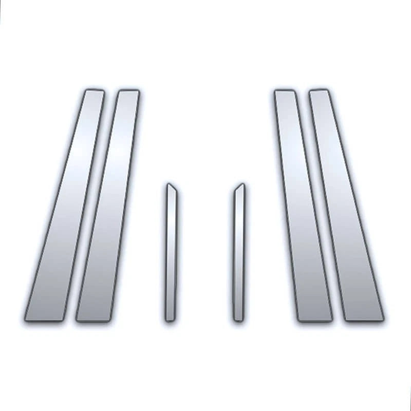 6Pc Chrome Pillar Post Covers Replacement for Acura MDX (2001–2006)