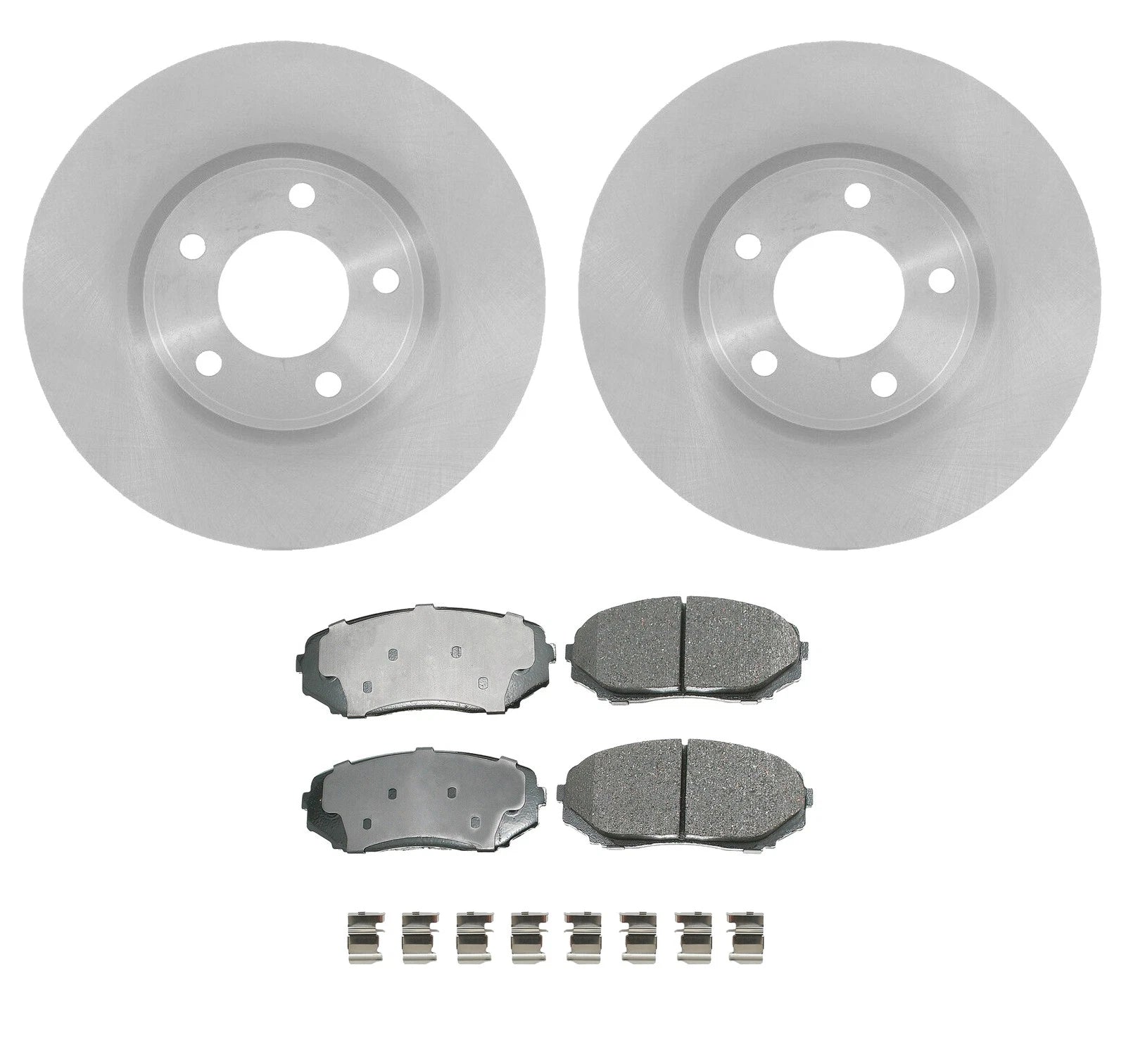 Front Brake Kit with ProACT Pads & 296mm Disc Rotor for Ford Edge, Lincoln MKX