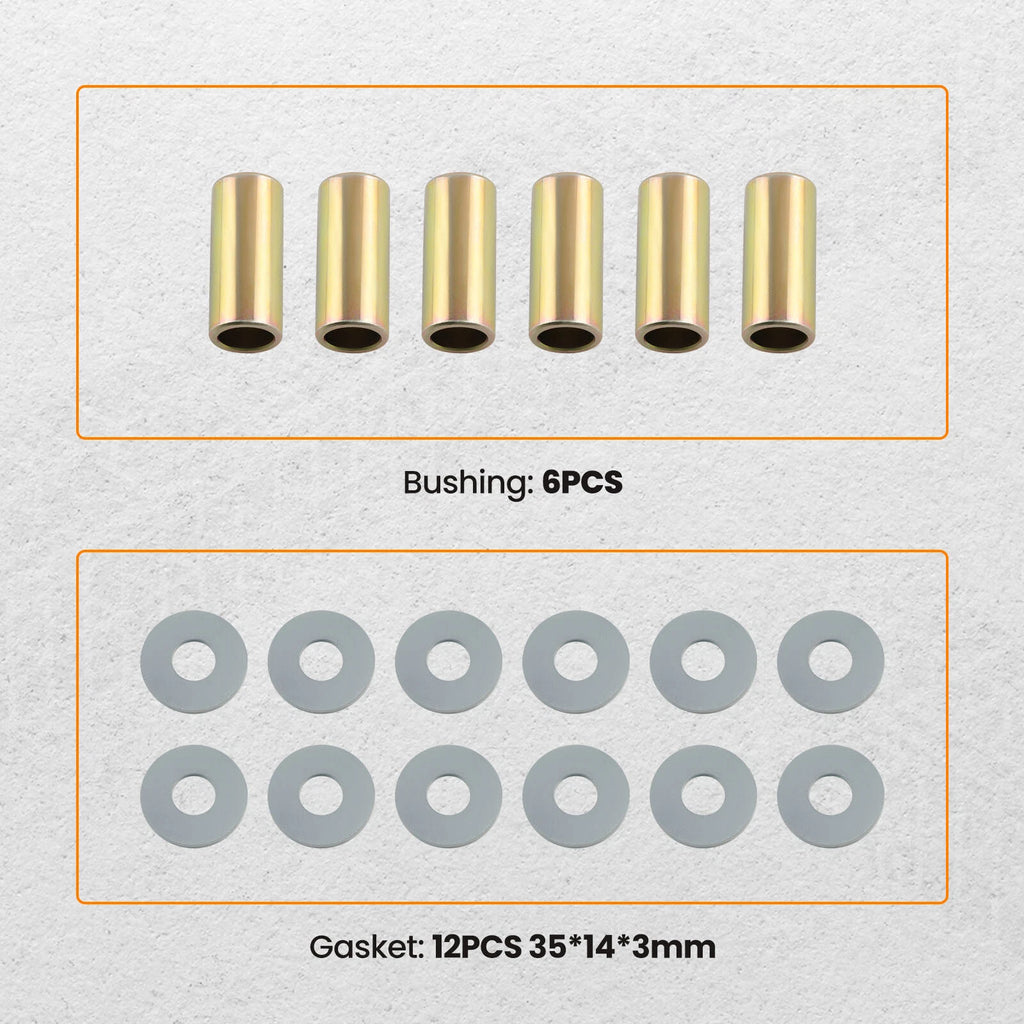 Dual Front Shock Kit for Ford F250 F350 Super Duty 4WD (1999–2004)