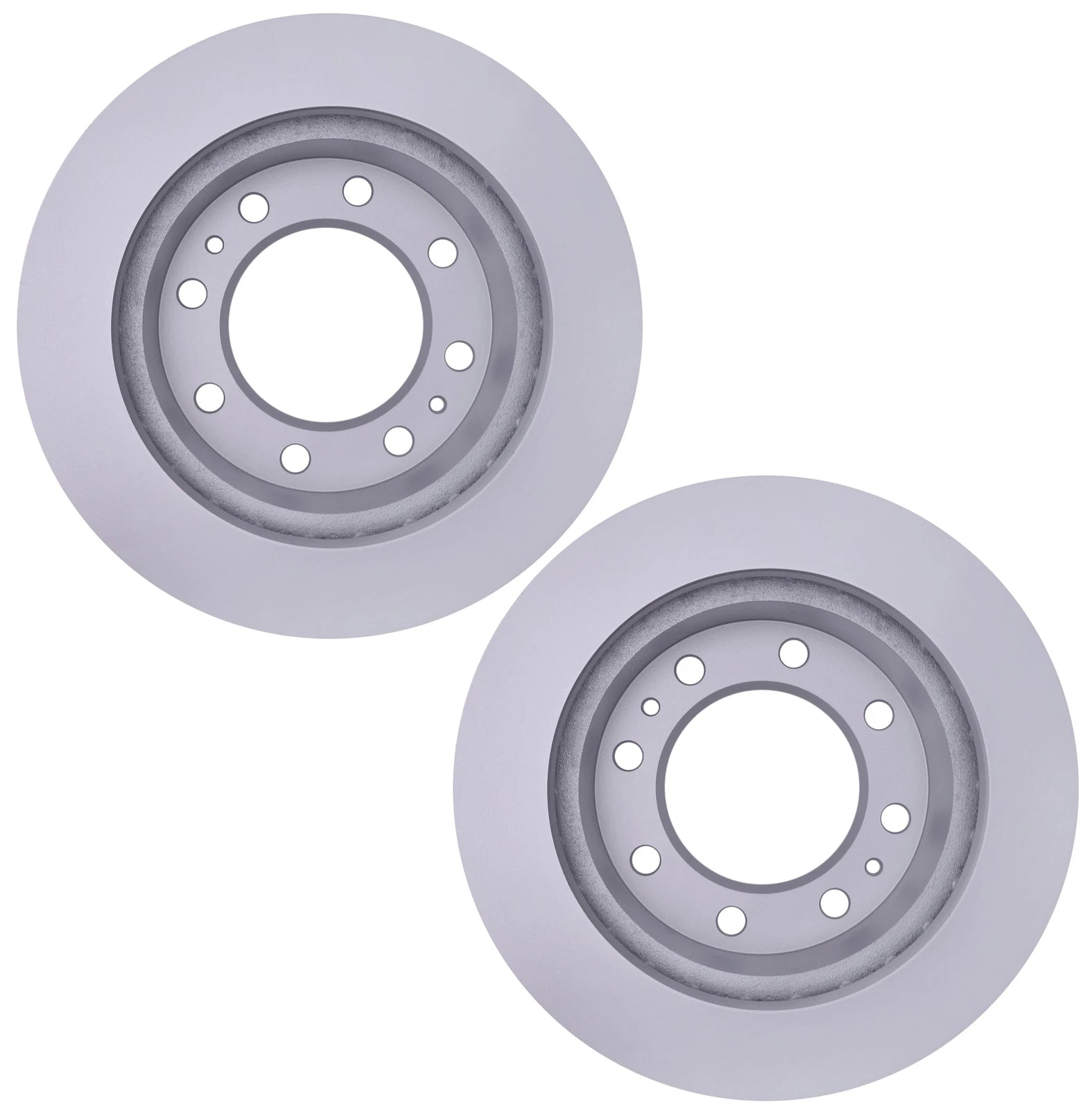 Set of 2 Front Coated Disc Brake Rotors for Chevy GMC (12000lb GVW)