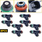 Set of 8 Fuel Injectors for Chevy Avalanche Tahoe Silverado Suburban (2007–2009)