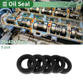 Oil Seal   25x42x10mm NBR Rubber Black