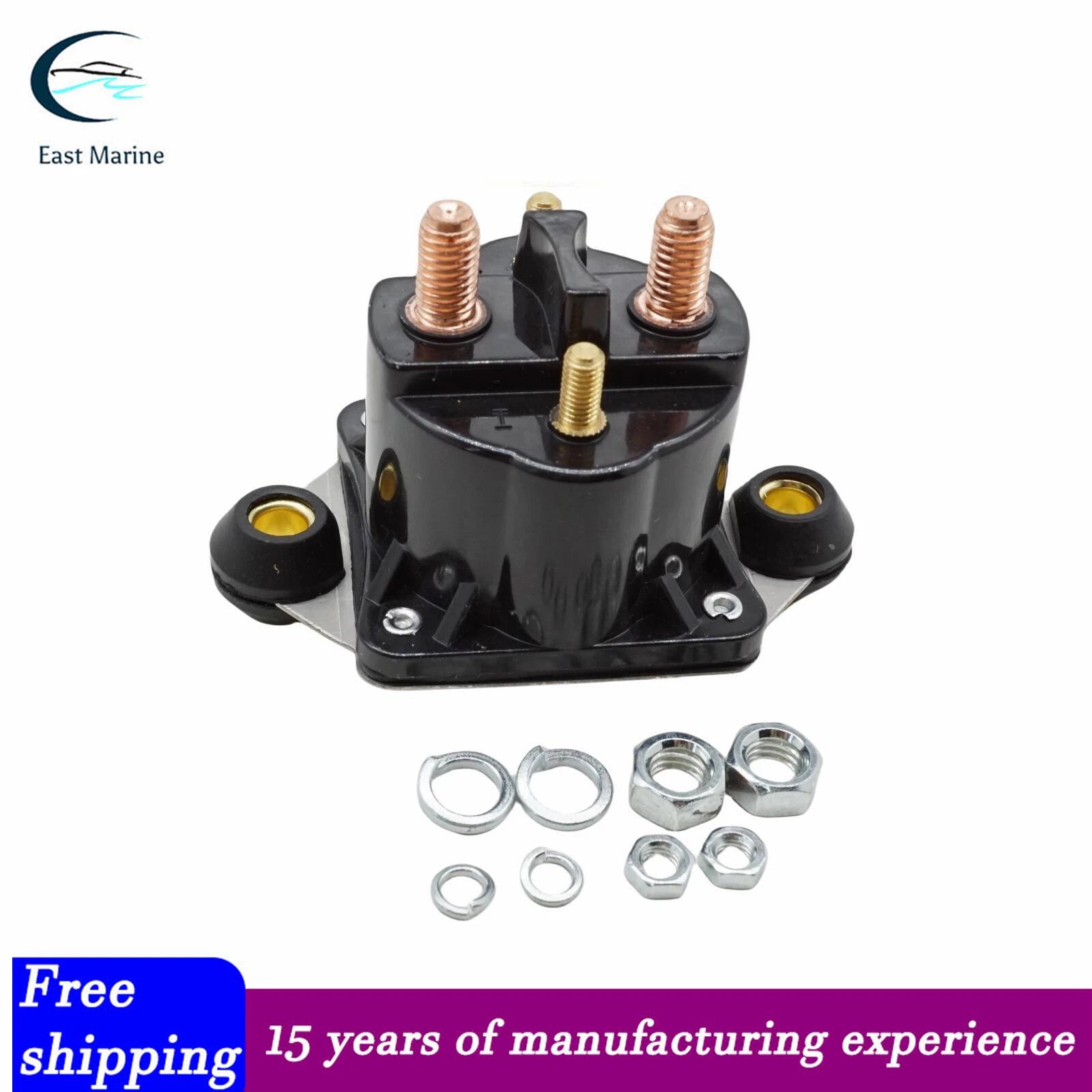 Starter Switch Solenoid for Mercury Marine 90HP Outboard (1994–2006, 2010)