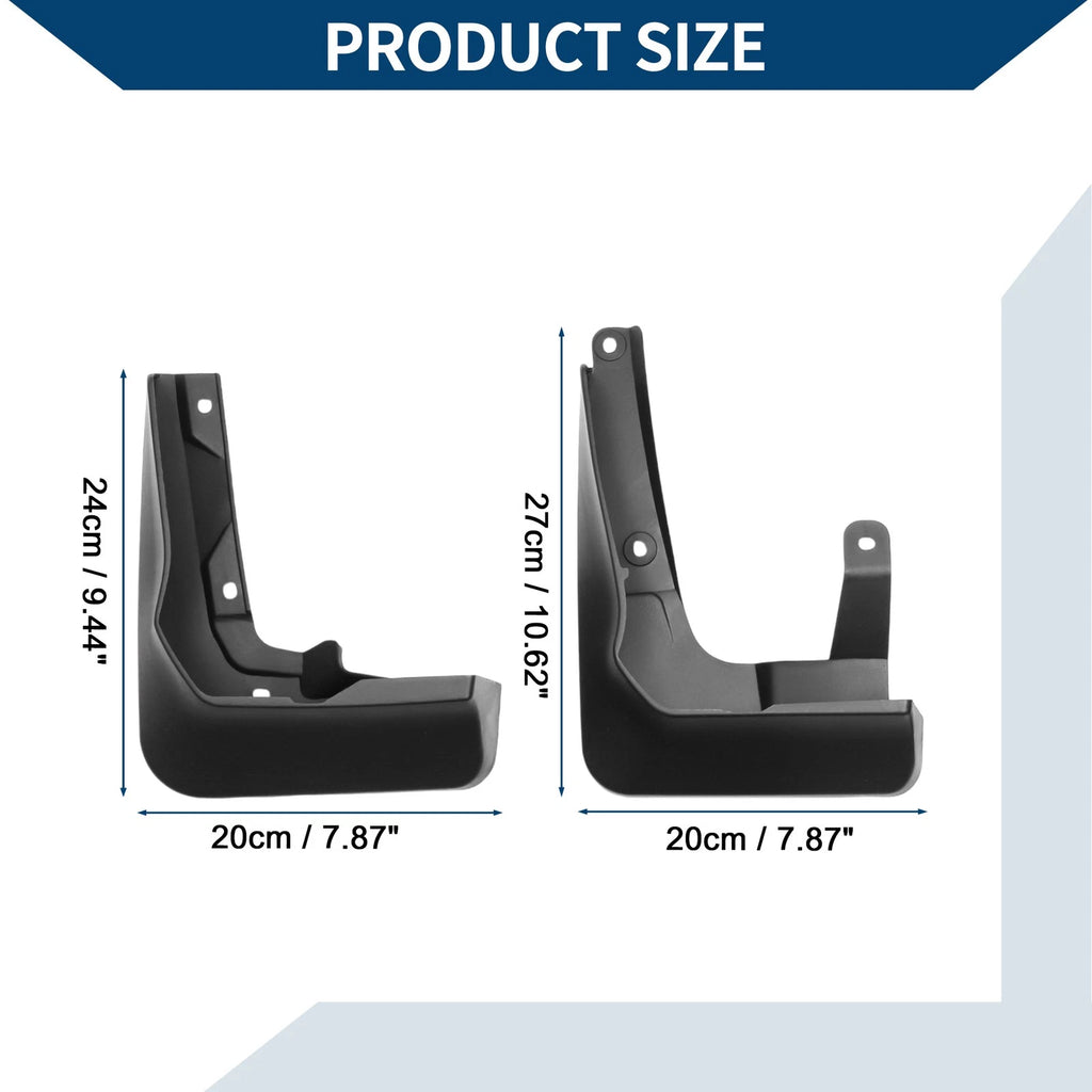Set of 4 Mud Flaps Splash Guards for Audi A6L Sport (2019–2023)
