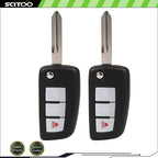 2Pcs Remote Key Fob for Nissan Murano (2003–2008) KBRASTU15
