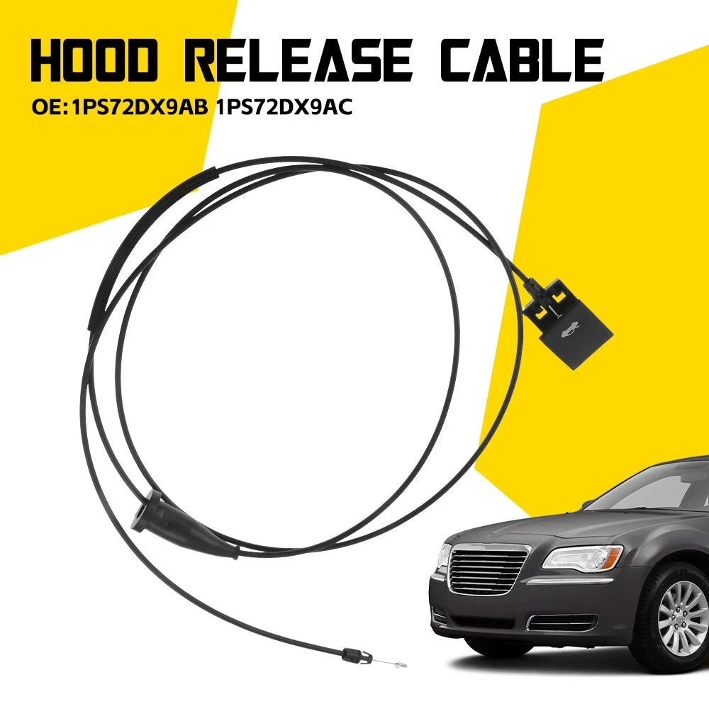 Hood Latch Lock Control Release Cable for Dodge Charger (1PS72DX9AC)
