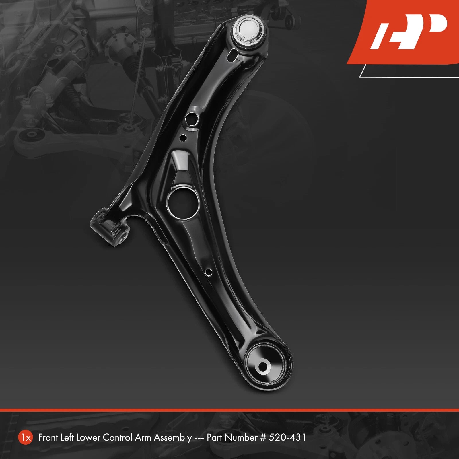 Front Left Lower Control Arm with Ball Joint for Toyota Echo (2000-2003)