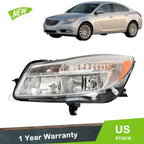 Driver Headlight for Buick Regal (2011–2013) Halogen Chrome Clear