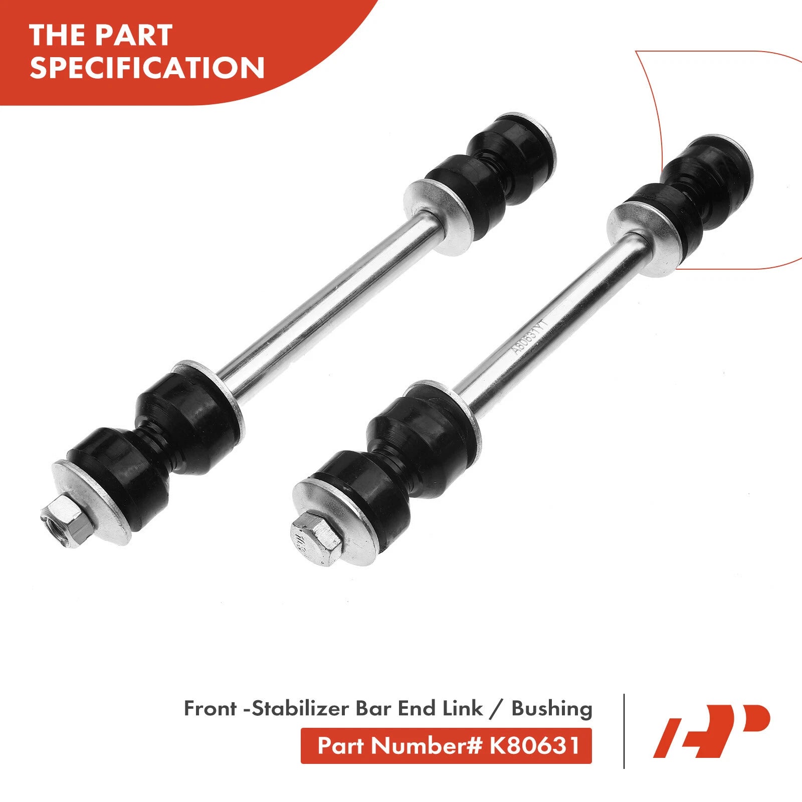 Set of 8 Front Sway Bar Idler Arms for Chevy Silverado 2500 (1999–2004)