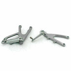 Front Bracket Footrest Footpeg Set for Yamaha YZF R1 (2007–2008)