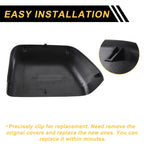 Right Side Mirror Cover Cap Gloss Black for Ford F-250 F-350 F-450 F-550 (2000–2023)