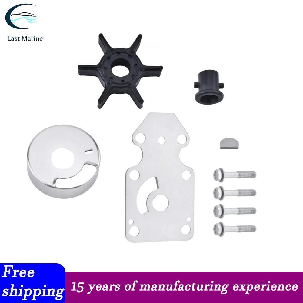 Water Pump Kit for Yamaha 9.9 15 HP 2 Stroke 4 Stroke (1996-Current) 63V-W0078-01