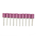 10pcs 12mm Cylinder Abrasive Mounted Stone Grinding Heads for Rotary Tool