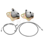 Front Left Right Brake Calipers & Hose Lines for Polaris Ranger 500 (2000–2004)