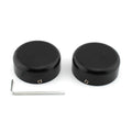 Black Front Fork Cover Caps for Harley Sportster S 1250 RH1250 (2021-2023)