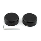 Black Front Fork Cover Caps for Harley Sportster S 1250 RH1250 (2021-2023)