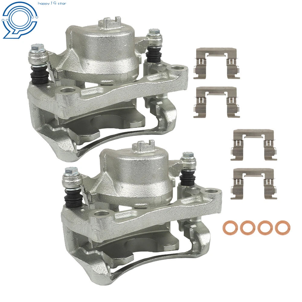 Disc Brake Calipers w/ Bracket LH & RH for Nissan Sentra (2007–2019)