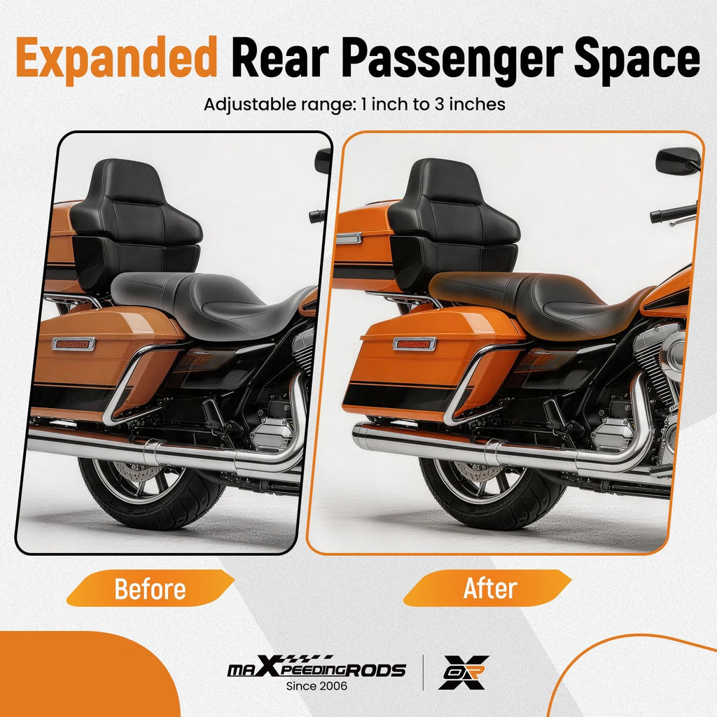 1"-3" Tour-Pak Trunk Luggage Relocator Mount for Harley Electra Glide (2014–2025)